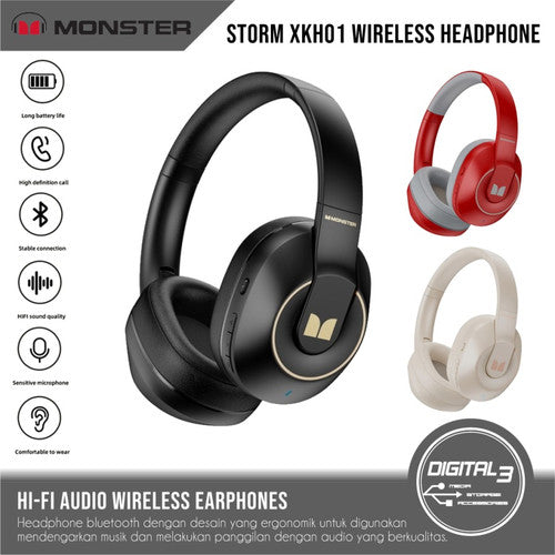 Monster Storm XKH01 Wireless Headphones Monster Storm XKH01 Wireless Headphones